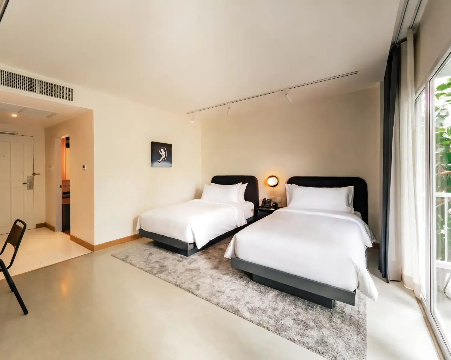 Standard Twin — temporary StandardX room photograph